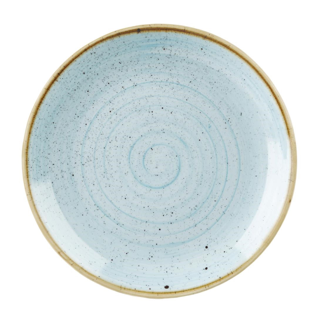 Churchill Stonecast Round Coupe Plate Duck Egg Blue 260mm (12 Pack)