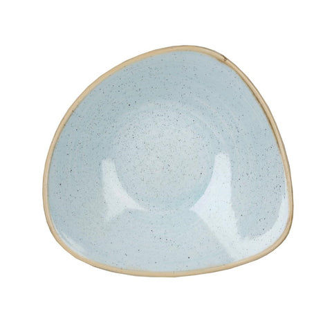 Churchill Stonecast Triangle Bowl Duck Egg Blue 265mm