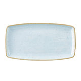 Churchill Stonecast Rectangular Plate Duck Egg Blue 210mm (6 Pack)