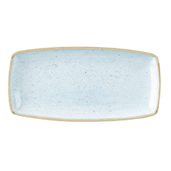 Churchill Stonecast Rectangular Plate Duck Egg Blue 250mm (12 Pack)