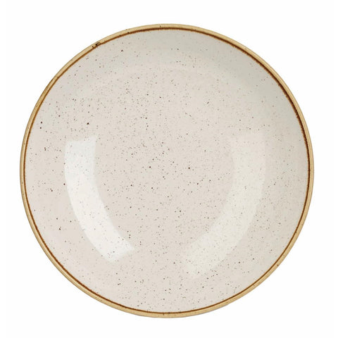 Churchill Stonecast Round Coupe Bowl Barley White 220mm