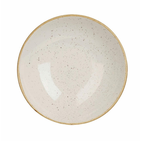 Churchill Stonecast Round Coupe Bowl Barley White 184mm