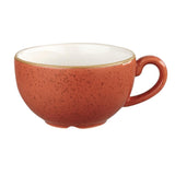 Churchill Stonecast Cappuccino Cup Spiced Orange 12oz