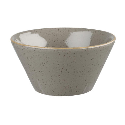 Churchill Stonecast Round Bowl Peppercorn Grey 295mm