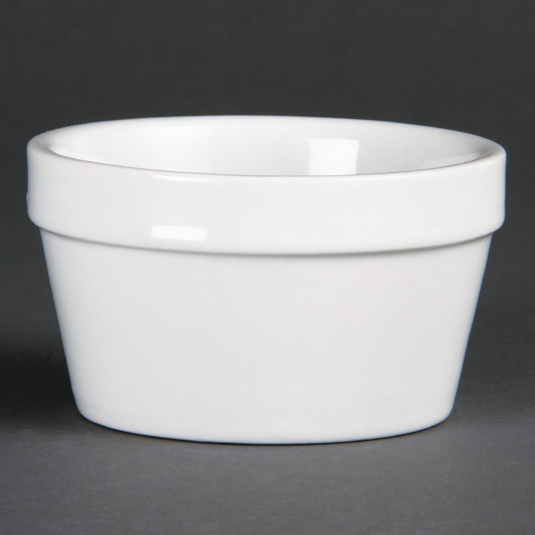 Olympia Whiteware Mediterranean Ramekins White 95mm (6 Pack)