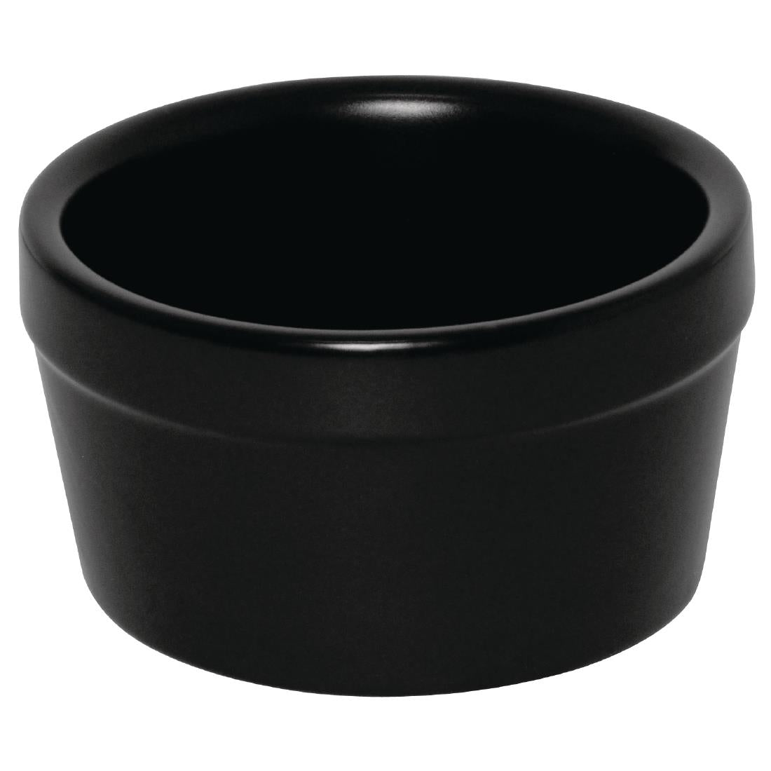 Olympia Mediterranean Ramekins Black 95mm (6 Pack)
