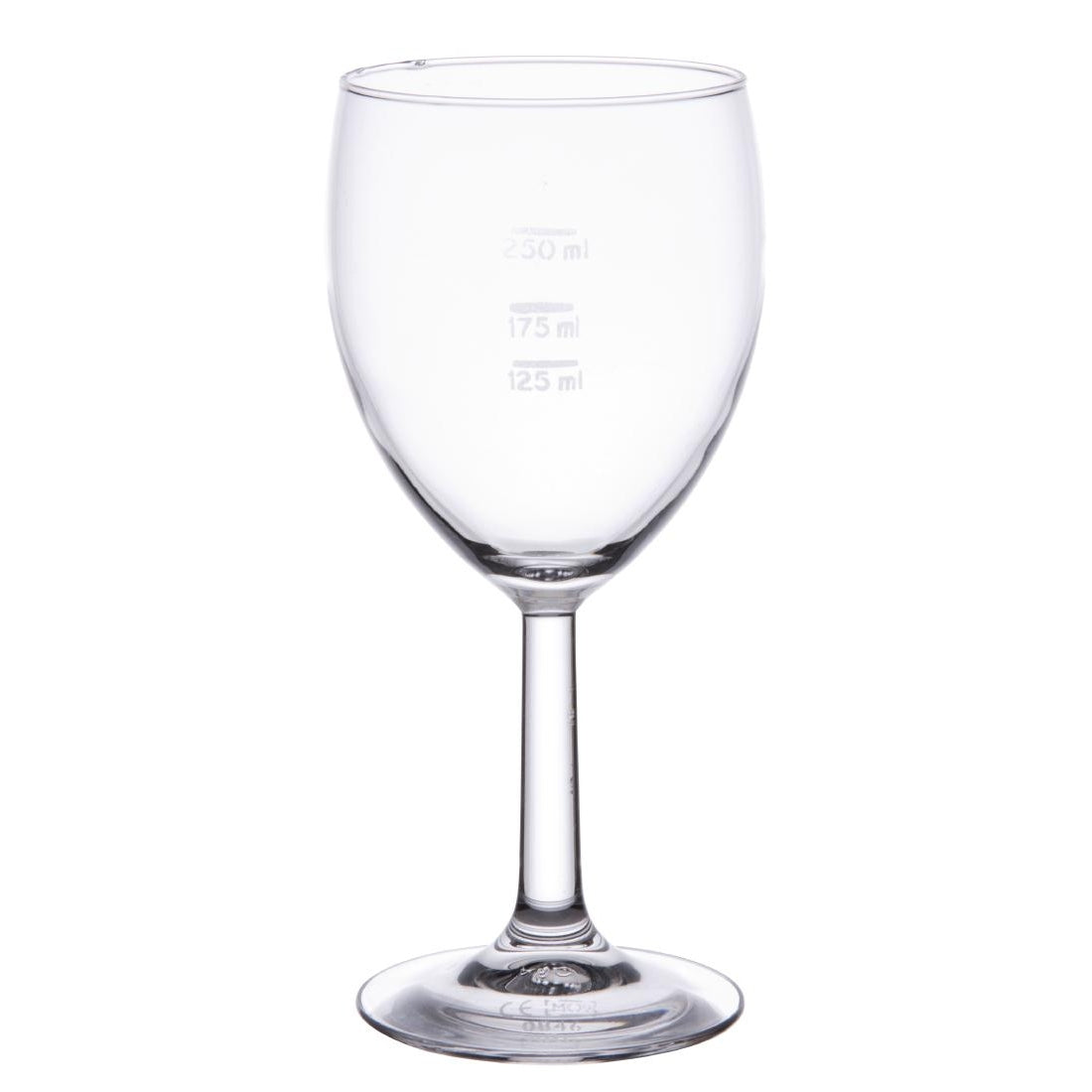 Arcoroc Savoie Grand Vin Wine Glasses 350ml CE Marked at 125ml 175ml and 250ml