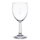 Arcoroc Savoie Grand Vin Wine Glasses 350ml CE Marked at 125ml 175ml and 250ml