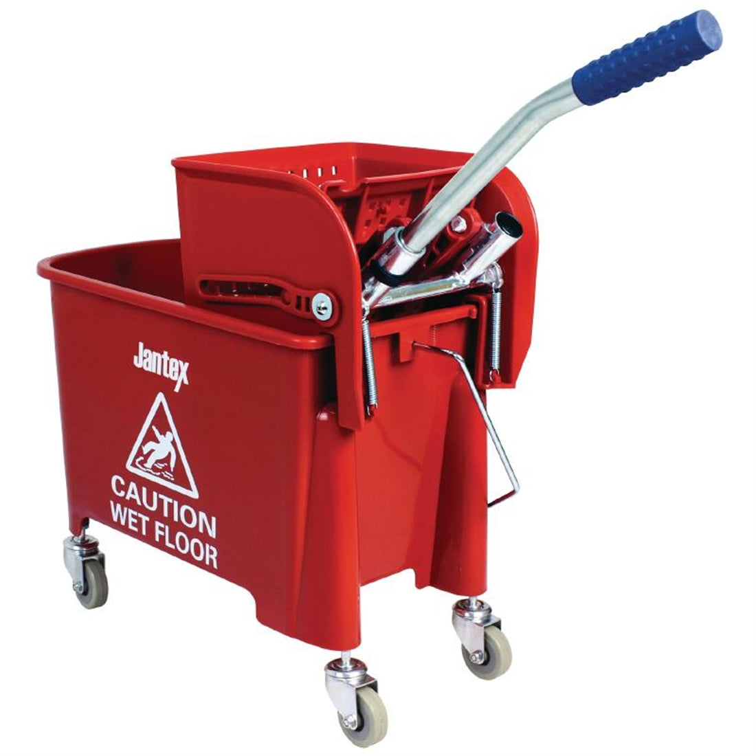 Jantex Kentucky Red Mop Bucket and Wringer 20Ltr