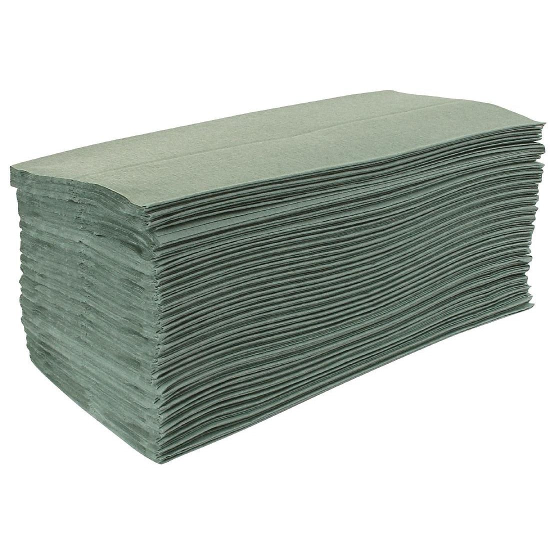 Jantex Z Fold Paper Hand Towels Green 1-Ply 3000 Sheets