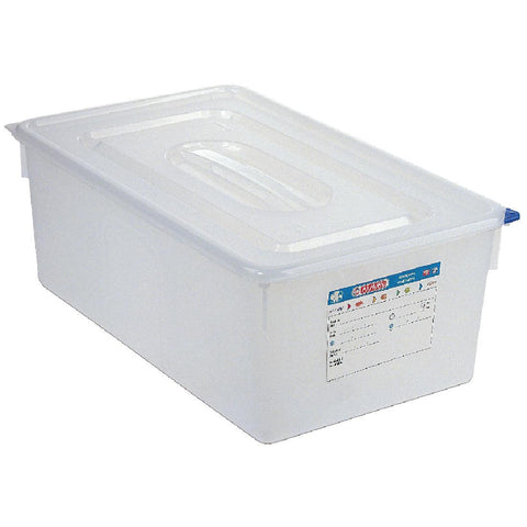 Araven Polypropylene 1/1 Gastronorm Food Storage Box 28Ltr