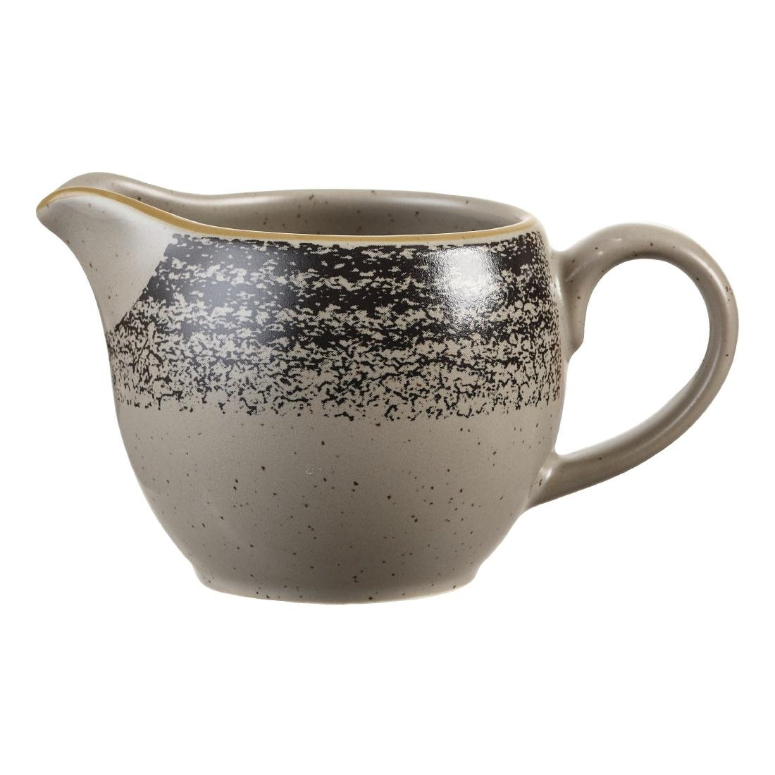 Churchill Studio Prints Homespun Charcoal Black Milk Jug 114ml 4oz (4 Pack)