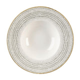 Churchill Studio Prints Homespun Stone Grey Wide Rim Bowls 280mm (12 Pack)