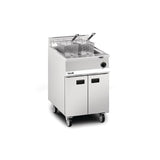 Lincat Opus 800 Single Tank Twin Basket Free Standing Natural Gas Fryer 600mm OG8107