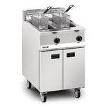 Lincat Opus 800 Twin Tank Twin Basket Free Standing Propane Gas Fryer OG8111