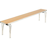 Gopak Contour Stacking Bench Beech Effect 6ft