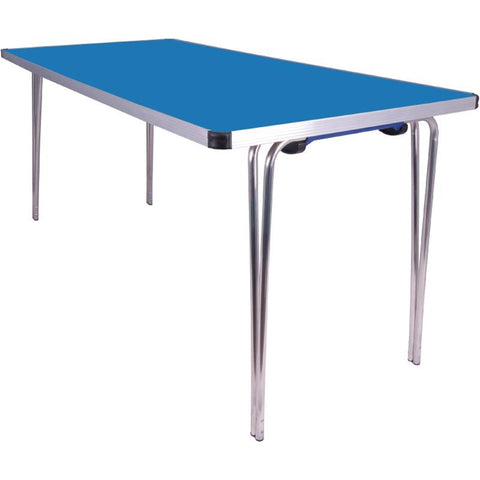 Gopak Contour Folding Table Blue 5ft