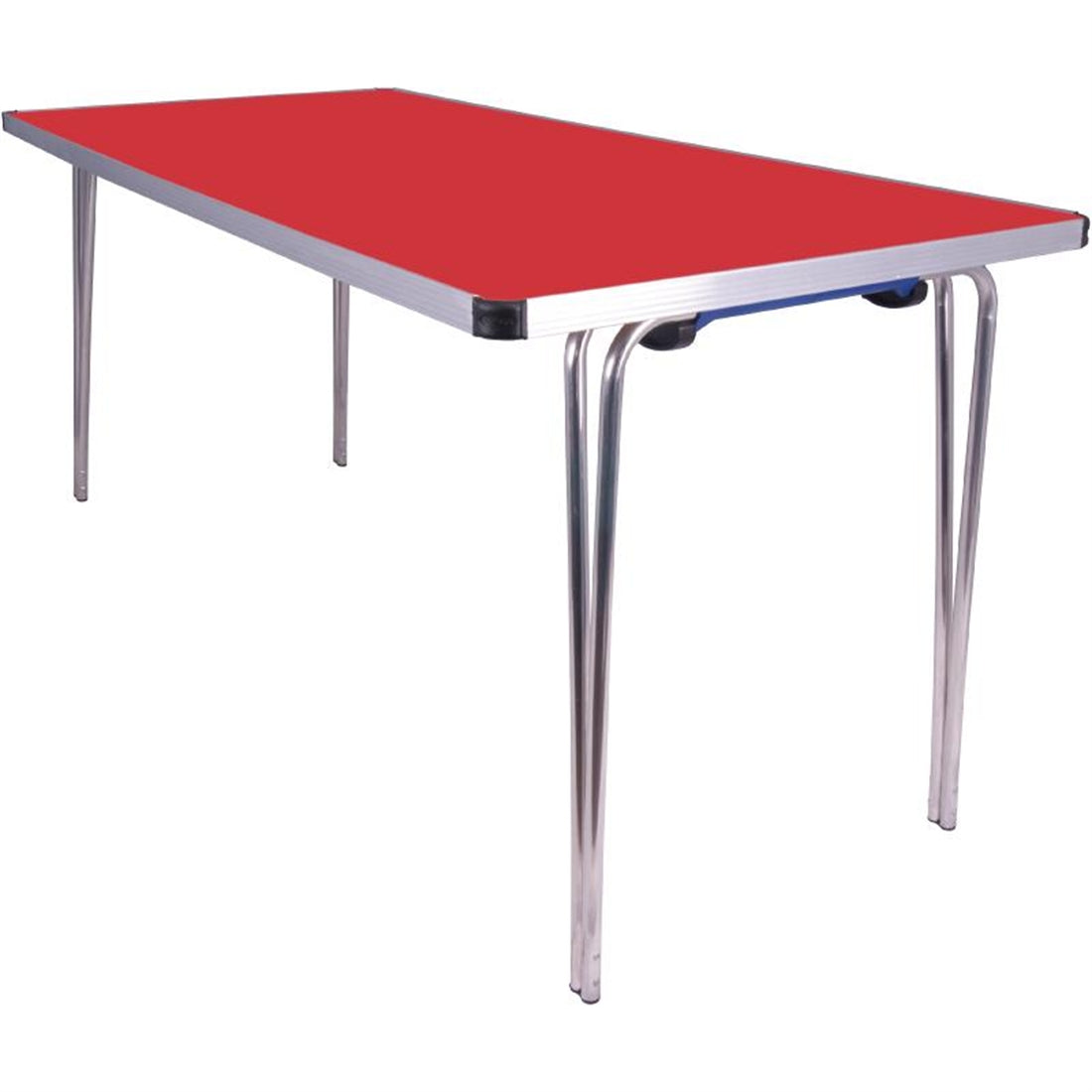 Gopak Contour Folding Table Red 5ft