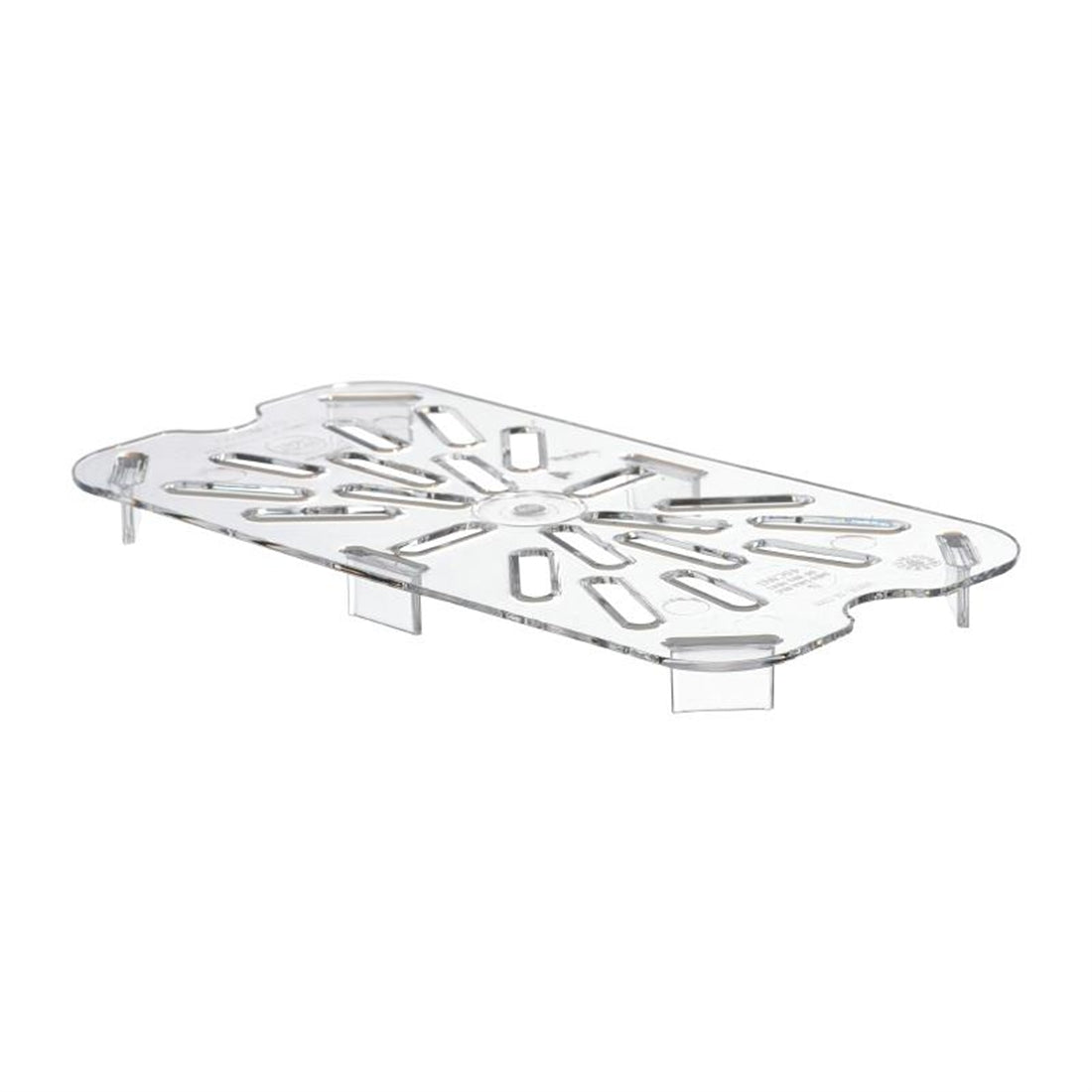 Cambro Polycarbonate 1/4 Gastronorm Tray Drain Shelf