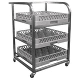 Craven Stainless Steel Glass Tray Trolley