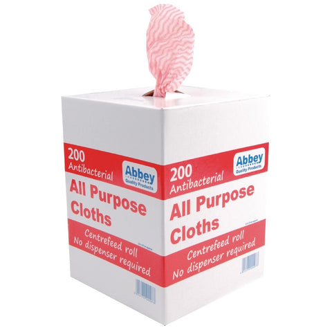 Jantex Antibacterial All Purpose Cloth Red 200