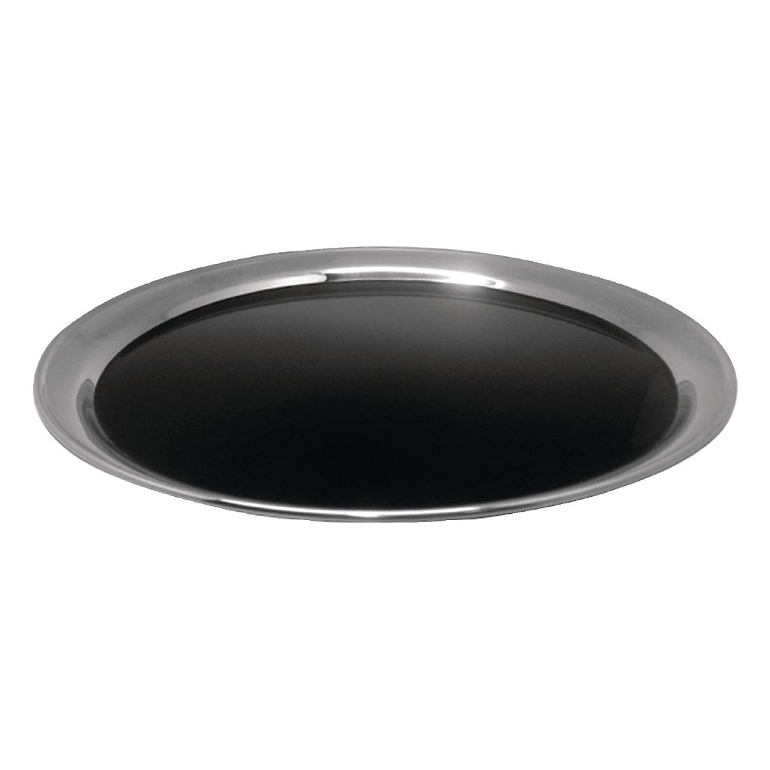 Olympia Stainless Steel Round Non-Slip Bar Tray 305mm