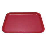 Olympia Kristallon Polypropylene Fast Food Tray Red Small 345mm