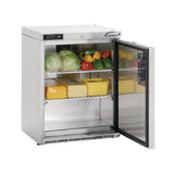 Williams Single Door Undercounter Fridge Stainless Steel 133Ltr HA135-SA