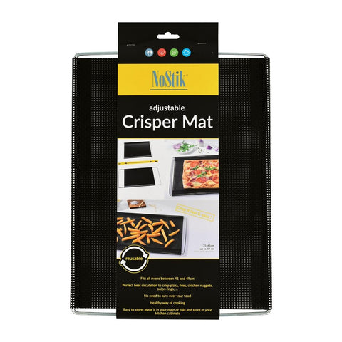 NoStik Crisper Mat Adjustable Oven Shelf 310 x 410-490mm