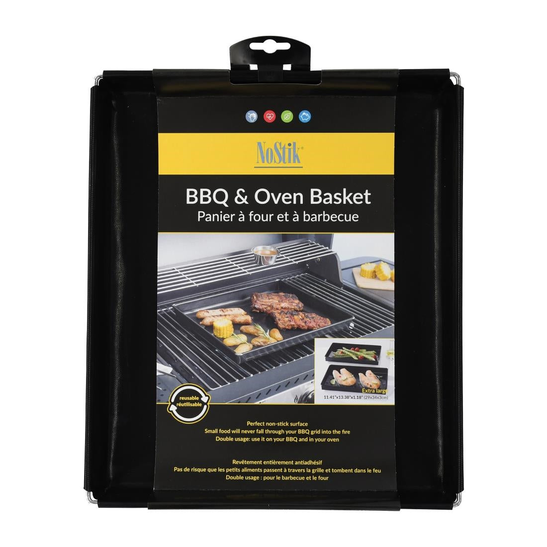 NoStik BBQ Tray 290x340x30mm