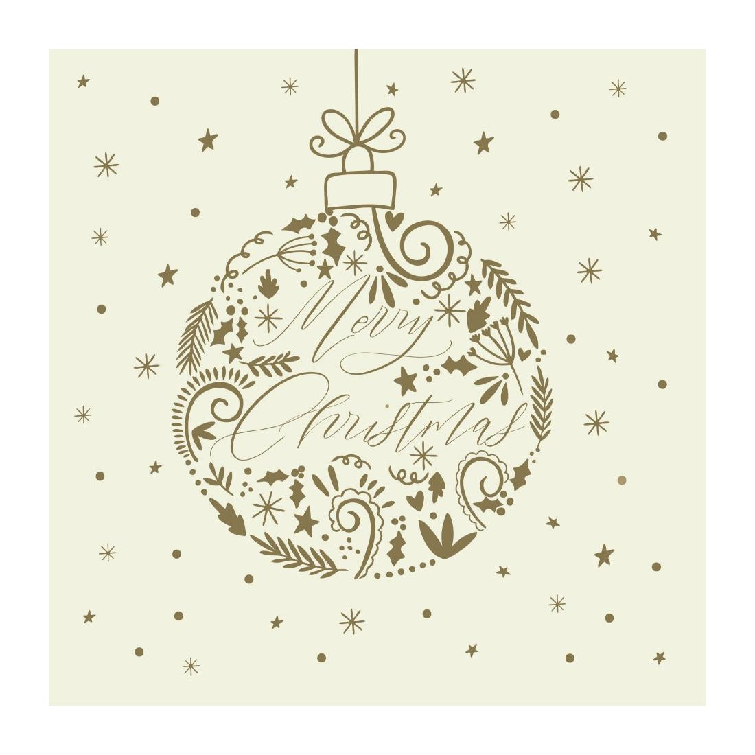 Swantex Tis The Season Dinner Napkins 400x400mm (600 Pack)