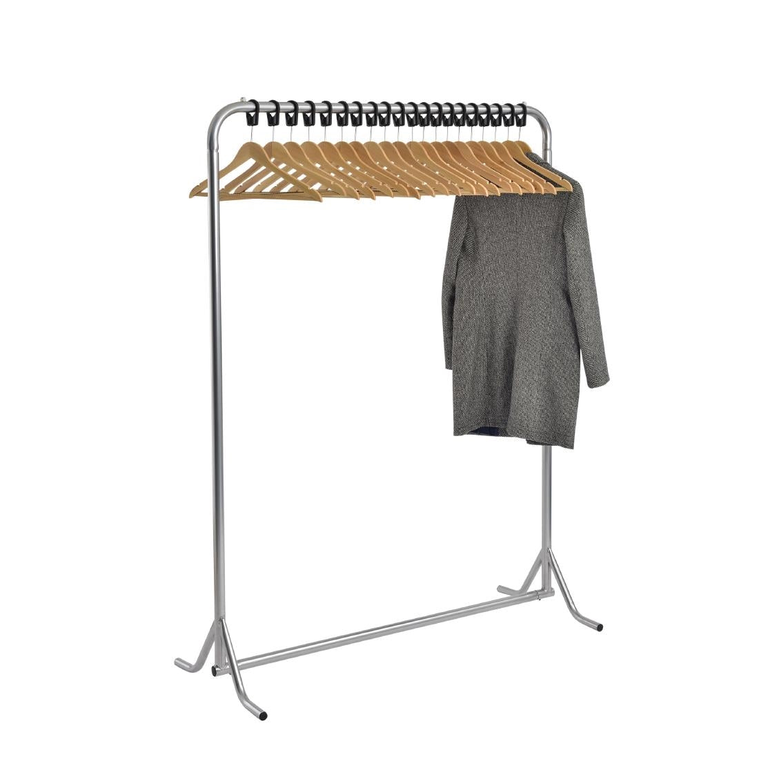 Meeting Room Coat Rack with 20 wood Hangers