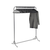 Meeting Room Coat Rack with 20 Black Hangers