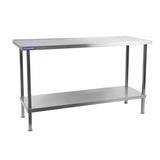 Vogue Stainless Steel Centre Table 1800mm