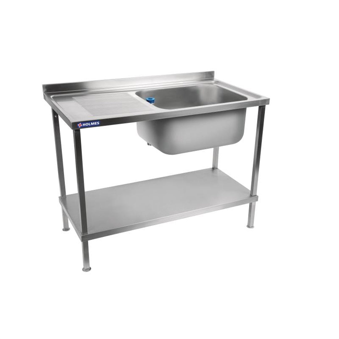 Vogue Fully Assembled Stainless Steel Sink Left Hand Drainer 1000mm