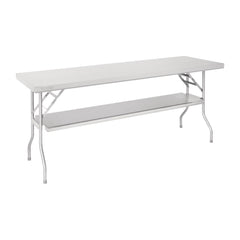 Vogue Stainless Steel Folding Work Table 1830x760x780mm