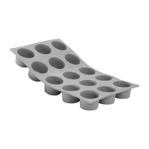 DeBuyer Elastomoule Silicone Mould 15 Mini Muffins 39ml Each