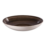 Churchill Stonecast Patina Coupe Bowls Black 248mm