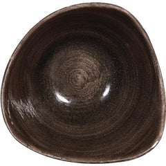 Churchill Stonecast Patina Triangular Bowls Black 153mm (12 Pack)