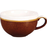 Churchill Monochrome Cappuccino Cup Cinnamon Brown 340ml