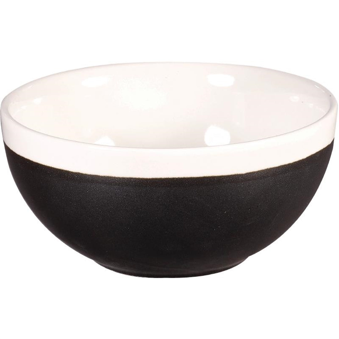 Churchill Monochrome Soup Bowls Onyx Black 455ml (12 Pack)