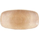 Churchill Studio Prints Raku Rectangular Plates Garnet Orange 298mm (12 Pack)