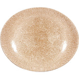 Churchill Studio Prints Raku Oval Coupe Plates Garnet Orange 270mm (12 Pack)