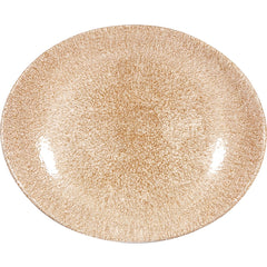 Churchill Studio Prints Raku Oval Coupe Plates Garnet Orange 270mm (12 Pack)