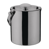 Olympia Double Walled Ice Bucket with Lid 1Ltr Gunmetal