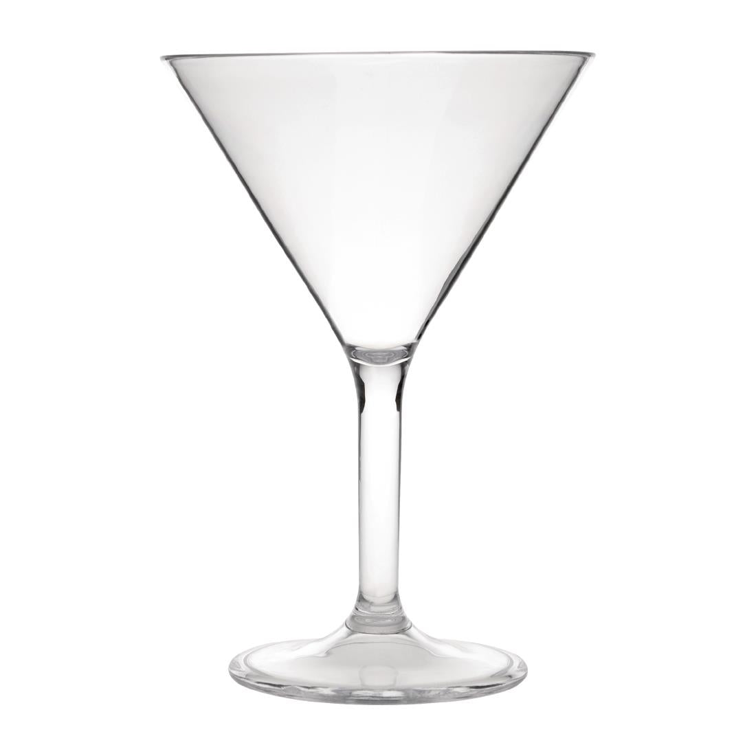 Olympia Kristallon Polycarbonate Martini Glasses 300ml (Pack of 12)