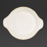 Churchill Stonecast Round Eared Dishes Barley White 215mm (6 Pack)
