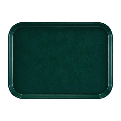 Cambro EpicTread Fibreglass Rectangular Non-Slip Tray Green 415mm