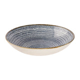 Churchill Studio Prints Homespun Coupe Bowls Slate Blue 182mm