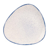Churchill Stonecast Hints Triangular Plates Indigo Blue 265mm (12 Pack)